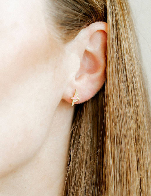 Ballerina- Screwback Stud Earrings