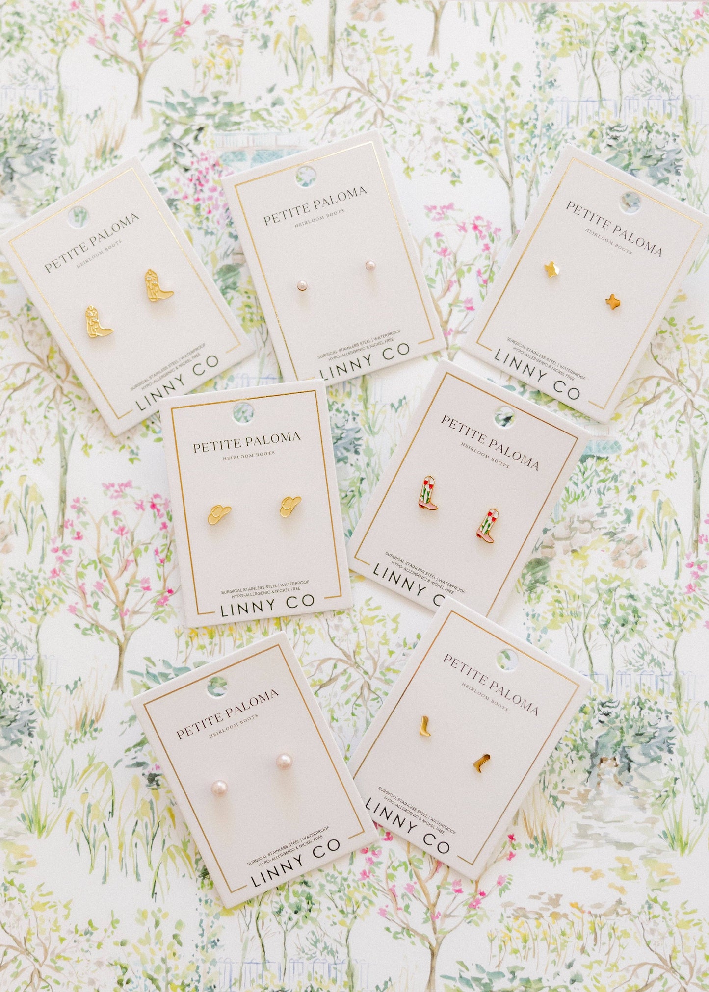 Petite Cowgirl Boot- Screwback Stud Earrings