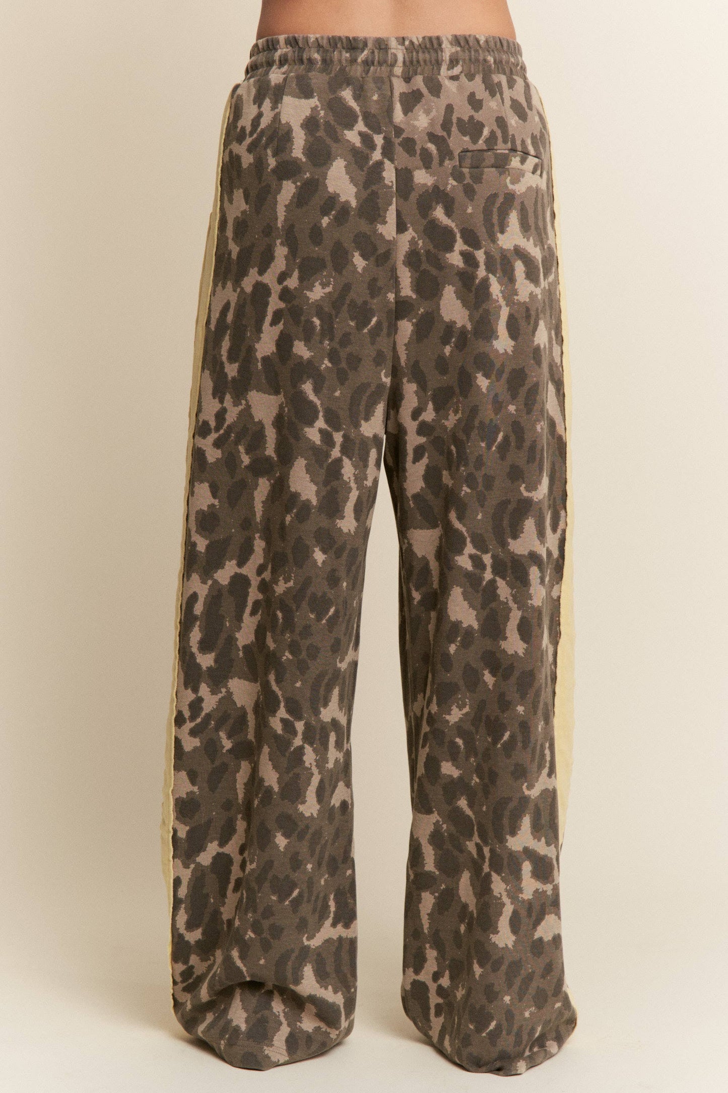 Leopard and Olive Wide Leg Pants (S-3XL)