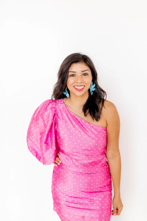 Turquoise- Flora Statement Earrings