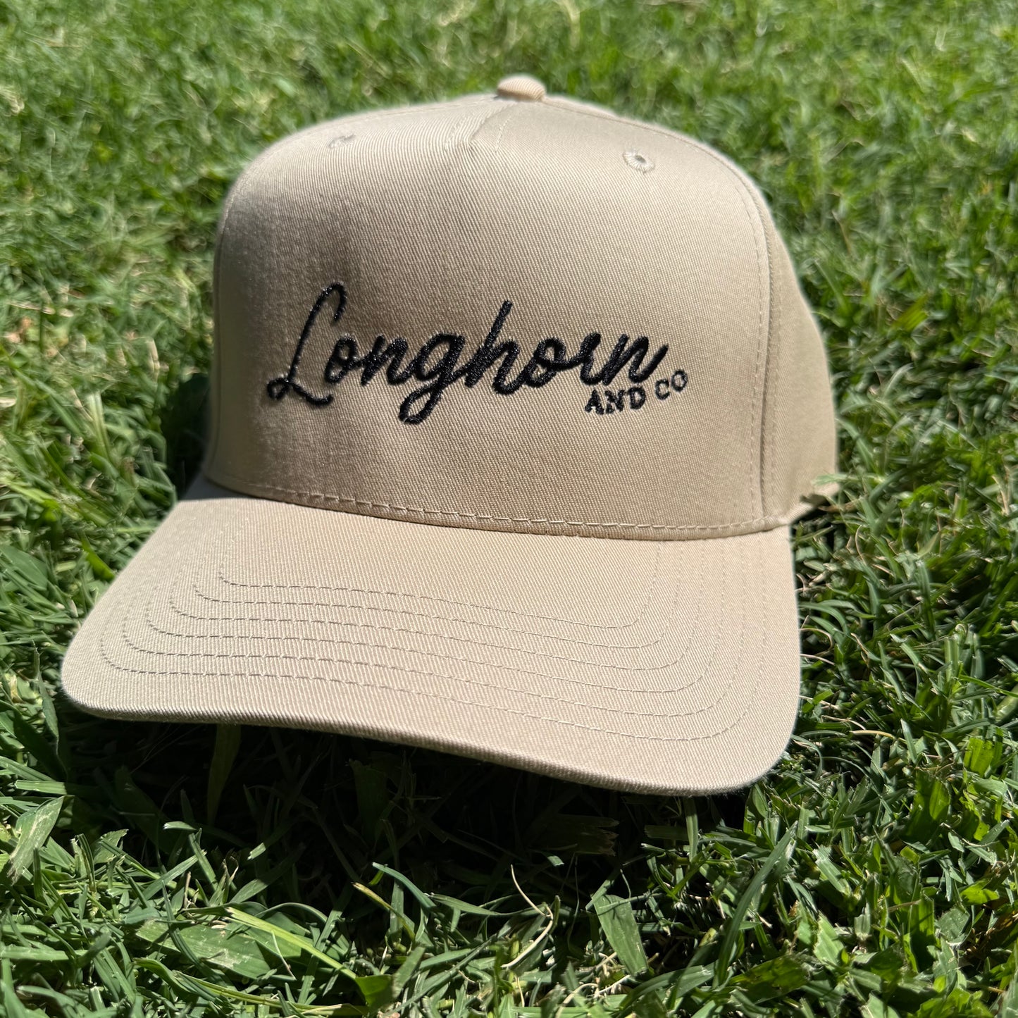 Cream Longhorn and Co. Hat
