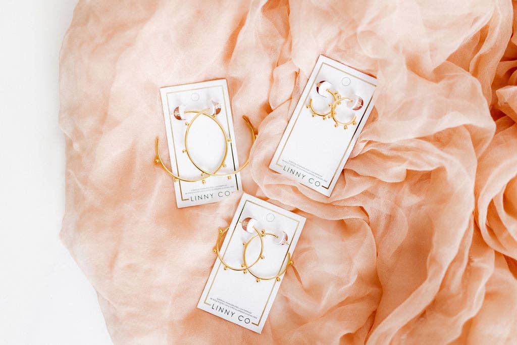 Lauren Earrings- Gold Hoop