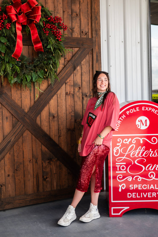 Put It On Santa's Tab Graphic Tee (S-3XL)