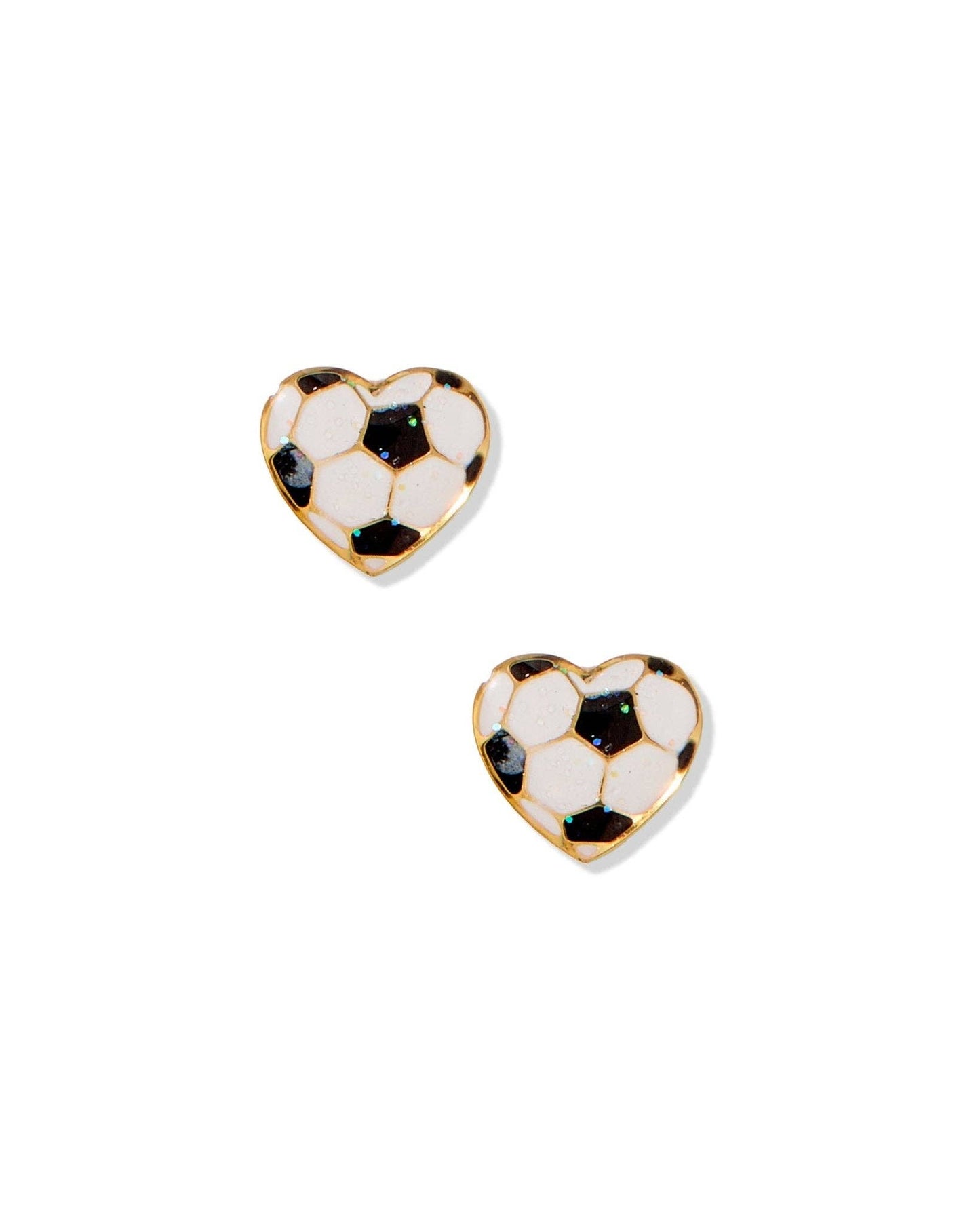 Soccer- Screwback Stud Earrings