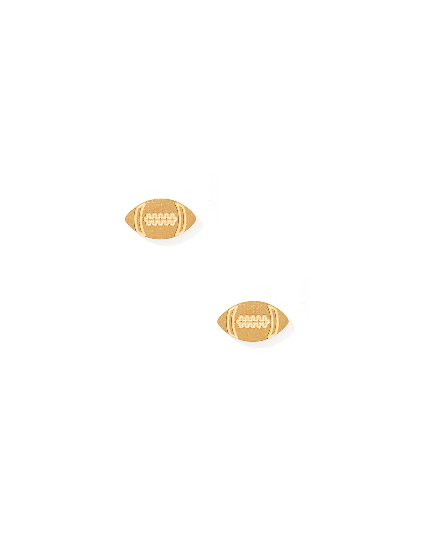 Football- Screwback Stud Earrings