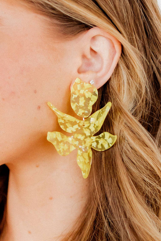 Sunshine- Flora Statement Earrings