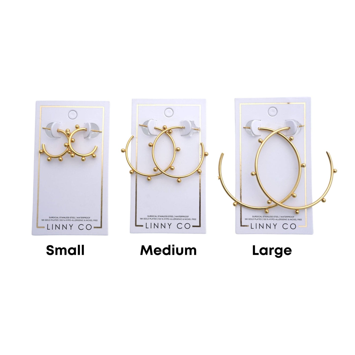 Lauren Earrings- Gold Hoop