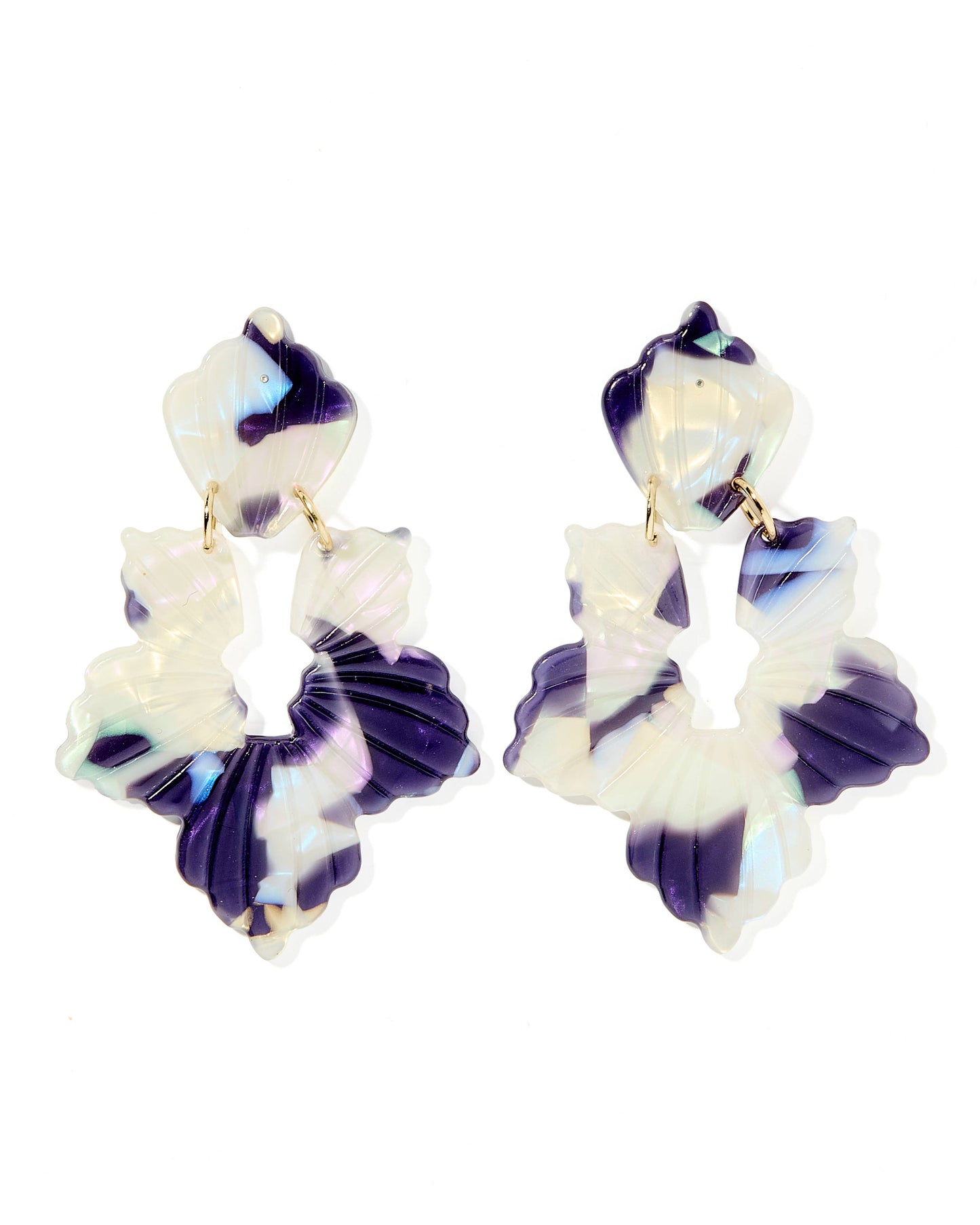 Midnight Rain- Michelle Statement Earrings