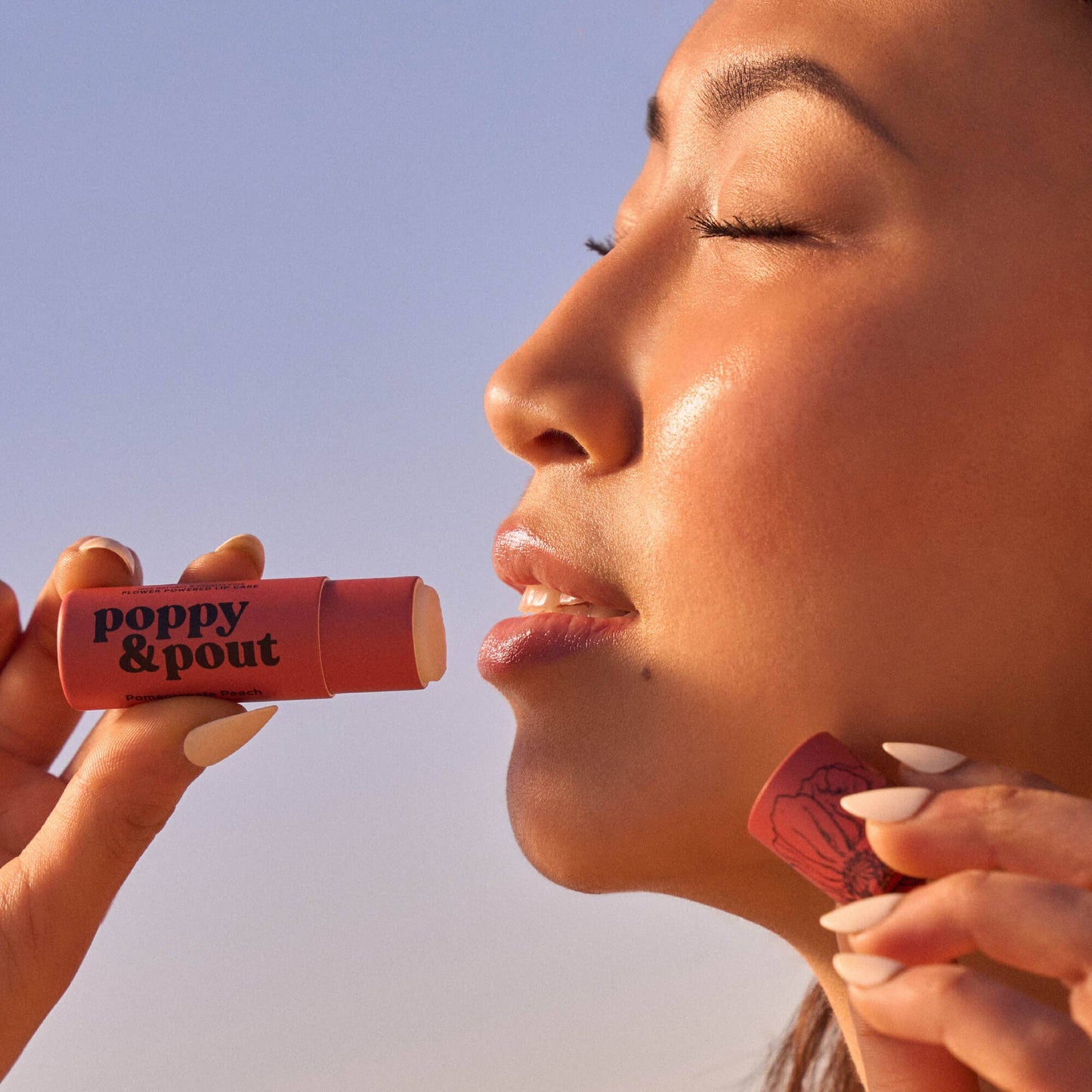 Poppy & Pout- Pomegranate Peach