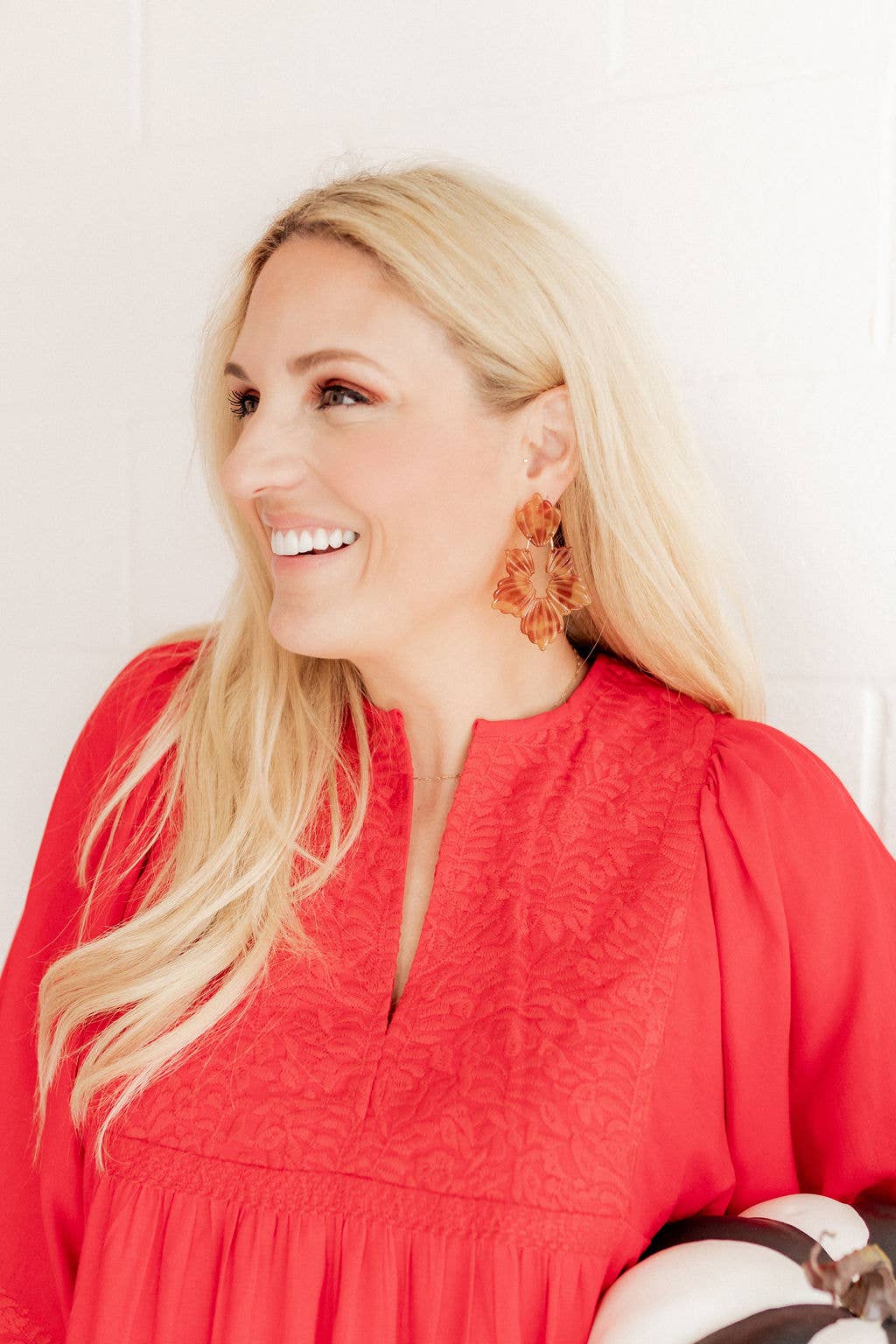 Caramel- Michelle Statement Earrings