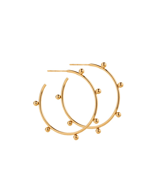 Lauren Earrings- Gold Hoop
