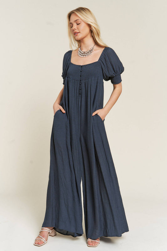 Navy Jumpsuit (S-3XL)