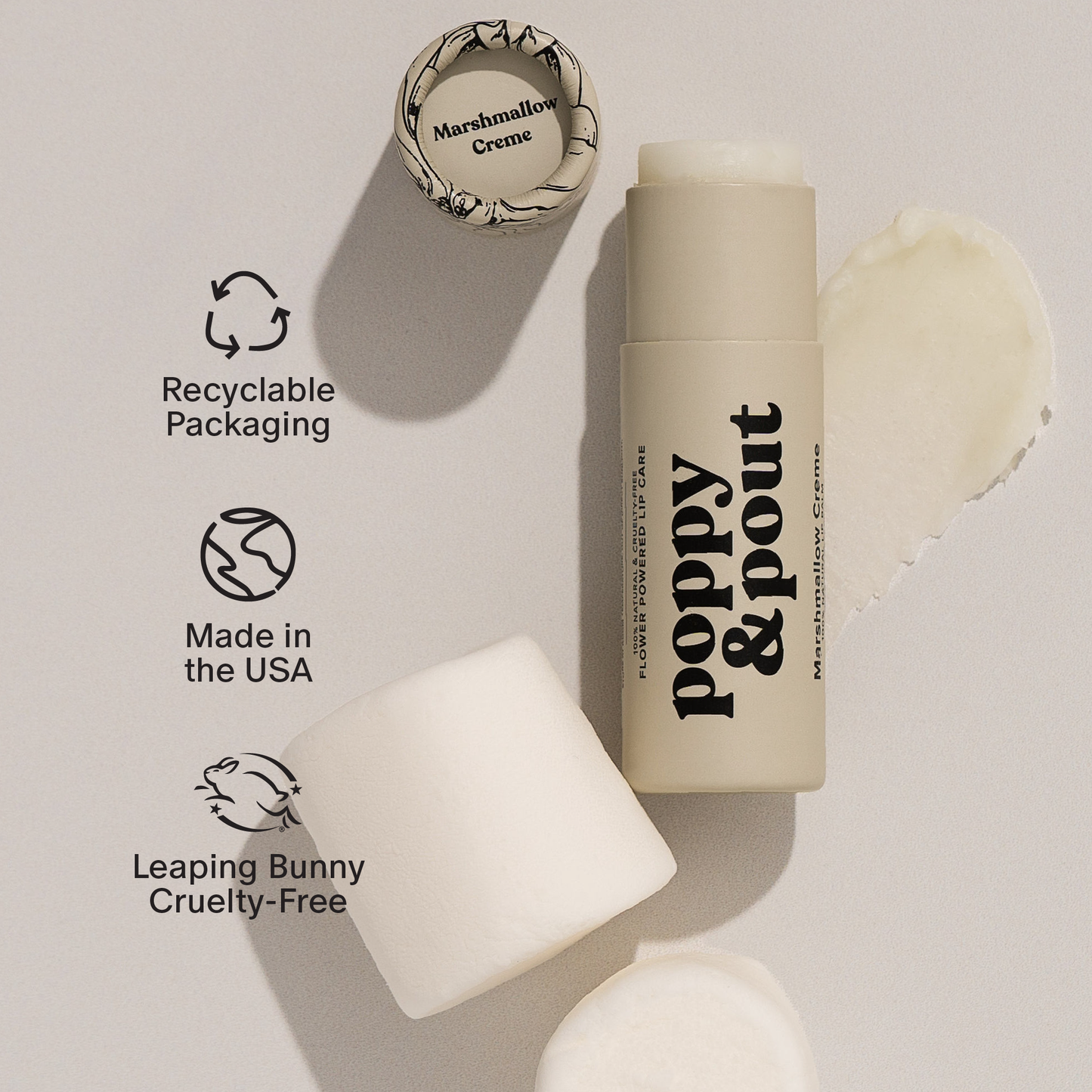 Poppy & Pout- Marshmallow Creme