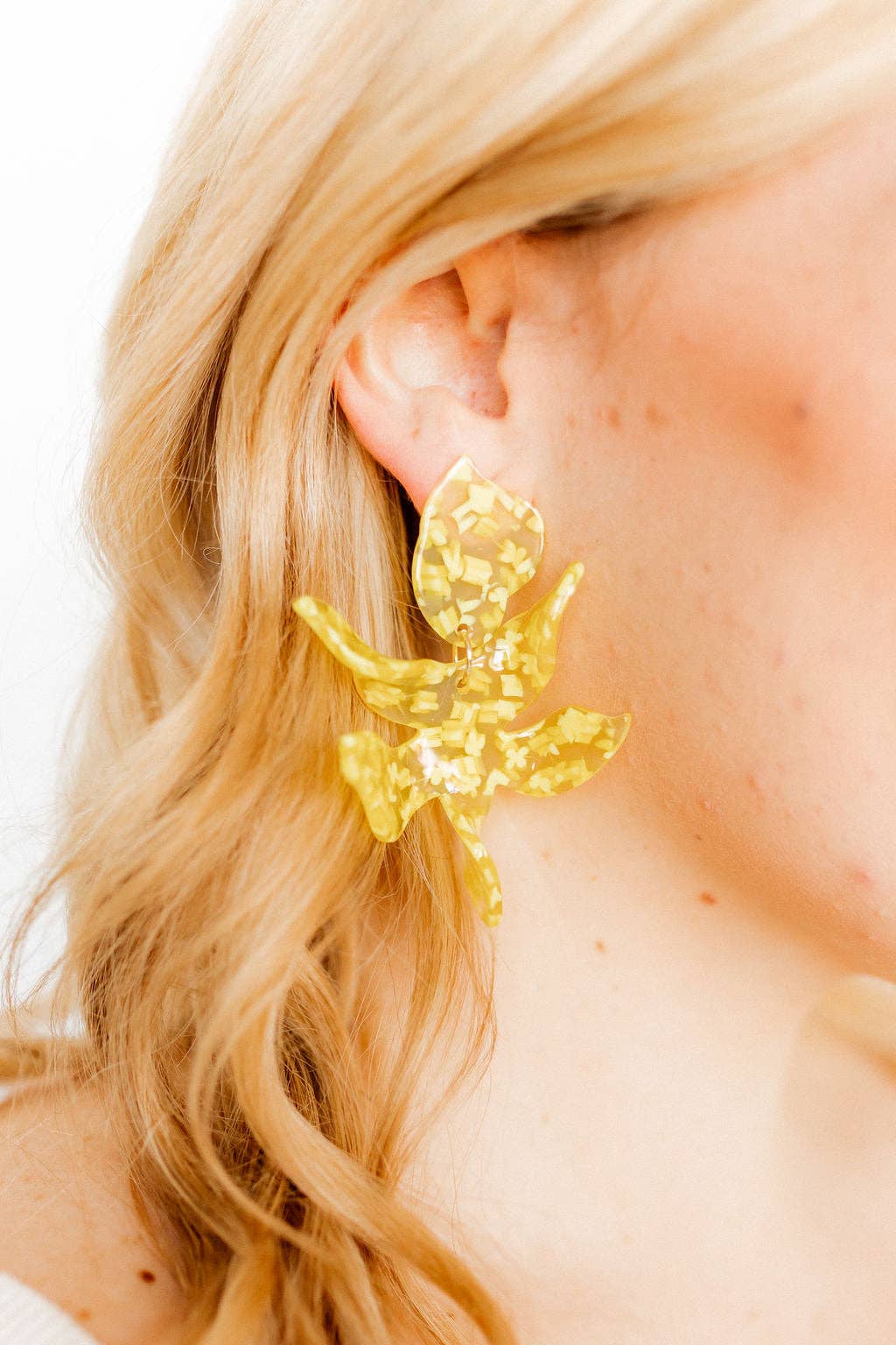 Sunshine- Flora Statement Earrings