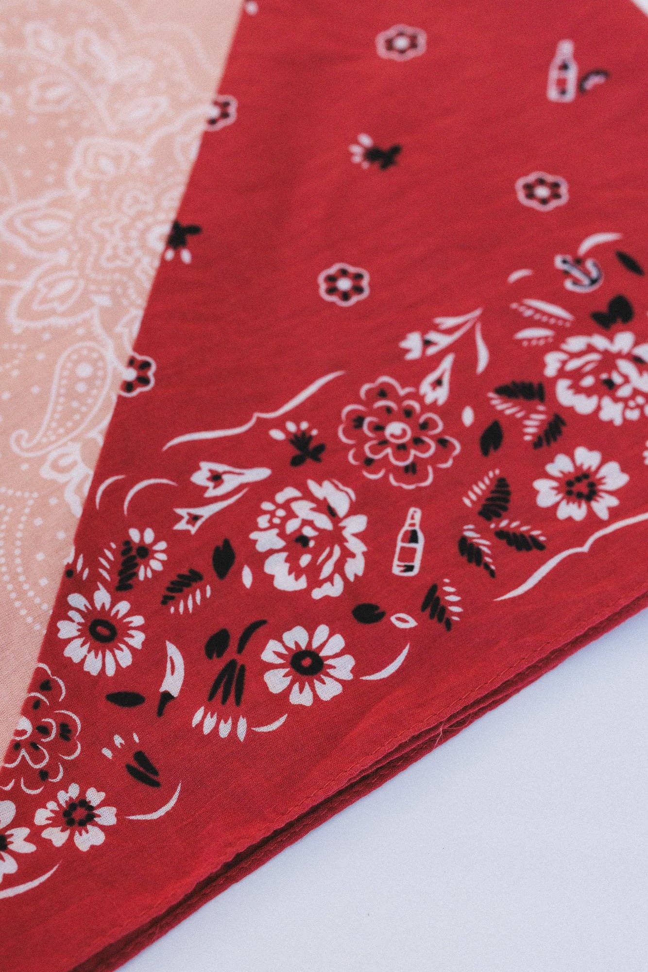 Trail Days Two Tone Floral Bandana