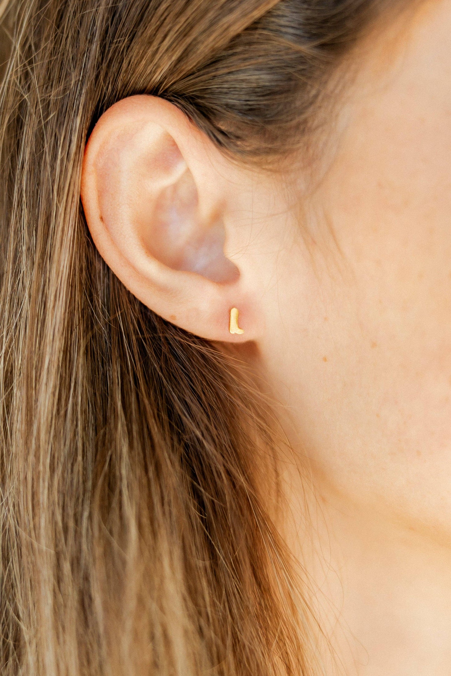 Petite Cowgirl Boot- Screwback Stud Earrings