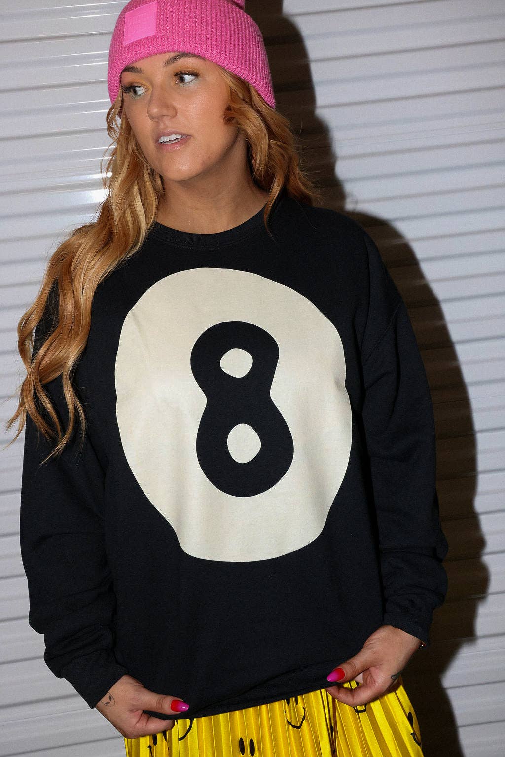 8 Ball Black Crew Neck (S-3XL)