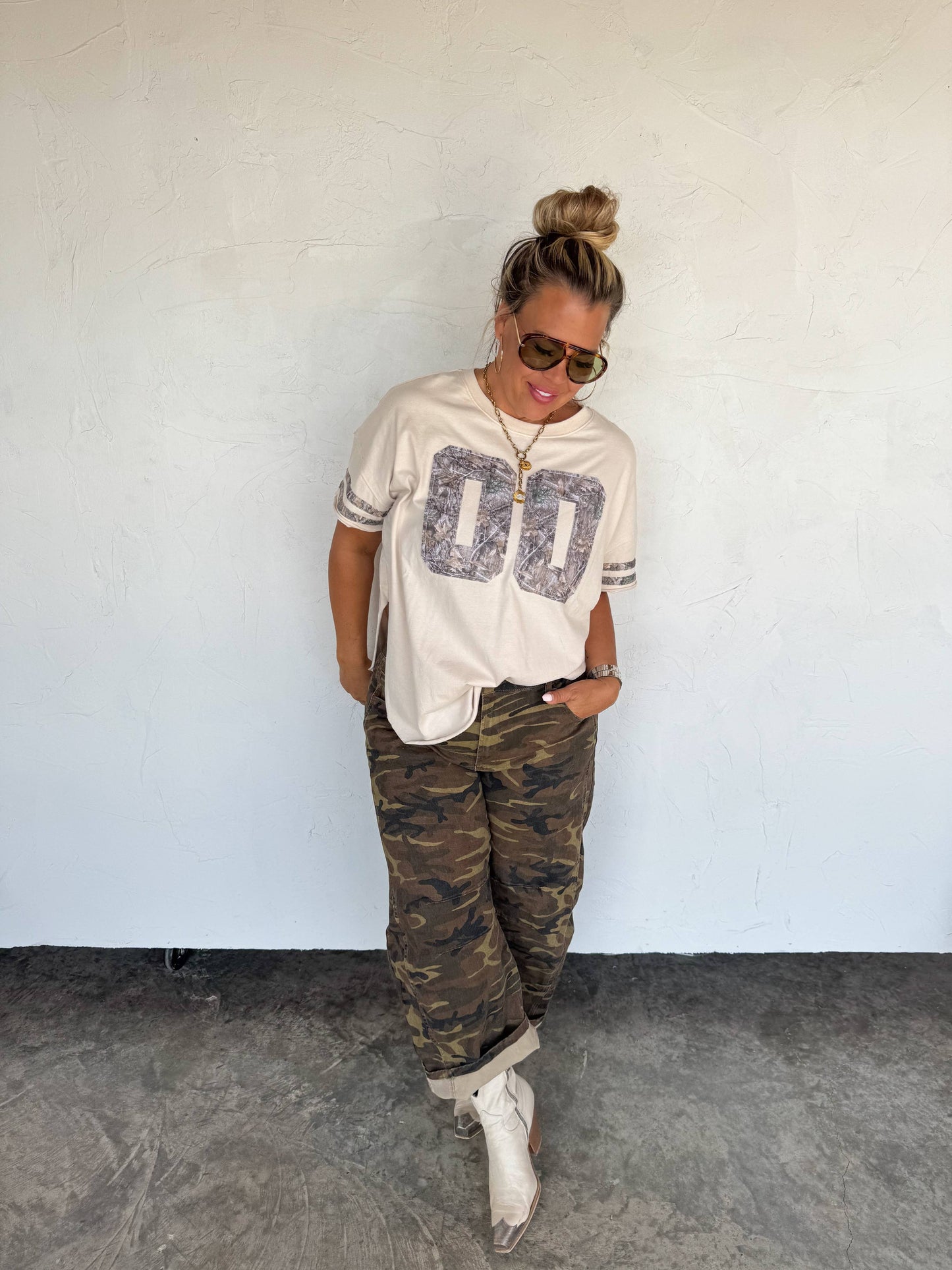 Bex Camo Barrel Jeans (1-15)