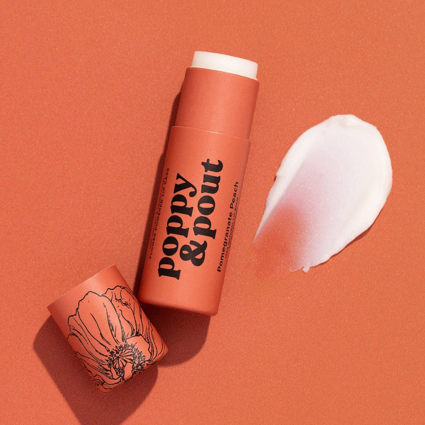 Poppy & Pout- Pomegranate Peach