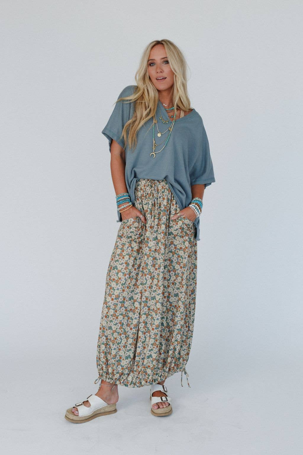 Solstice Song Cinched Skirt )S-XL)