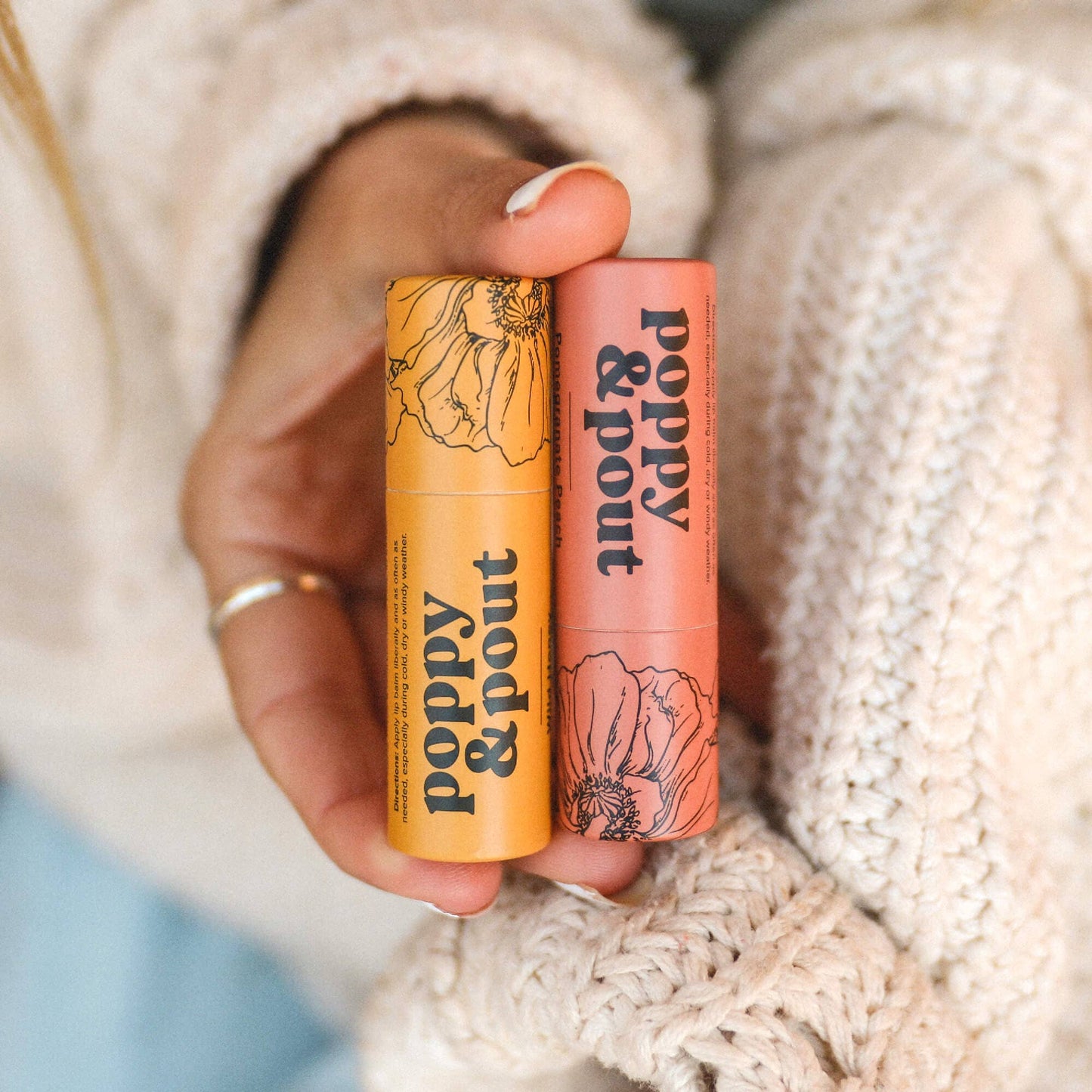 Poppy & Pout- Pomegranate Peach