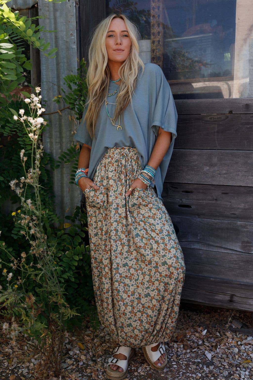 Solstice Song Cinched Skirt )S-XL)