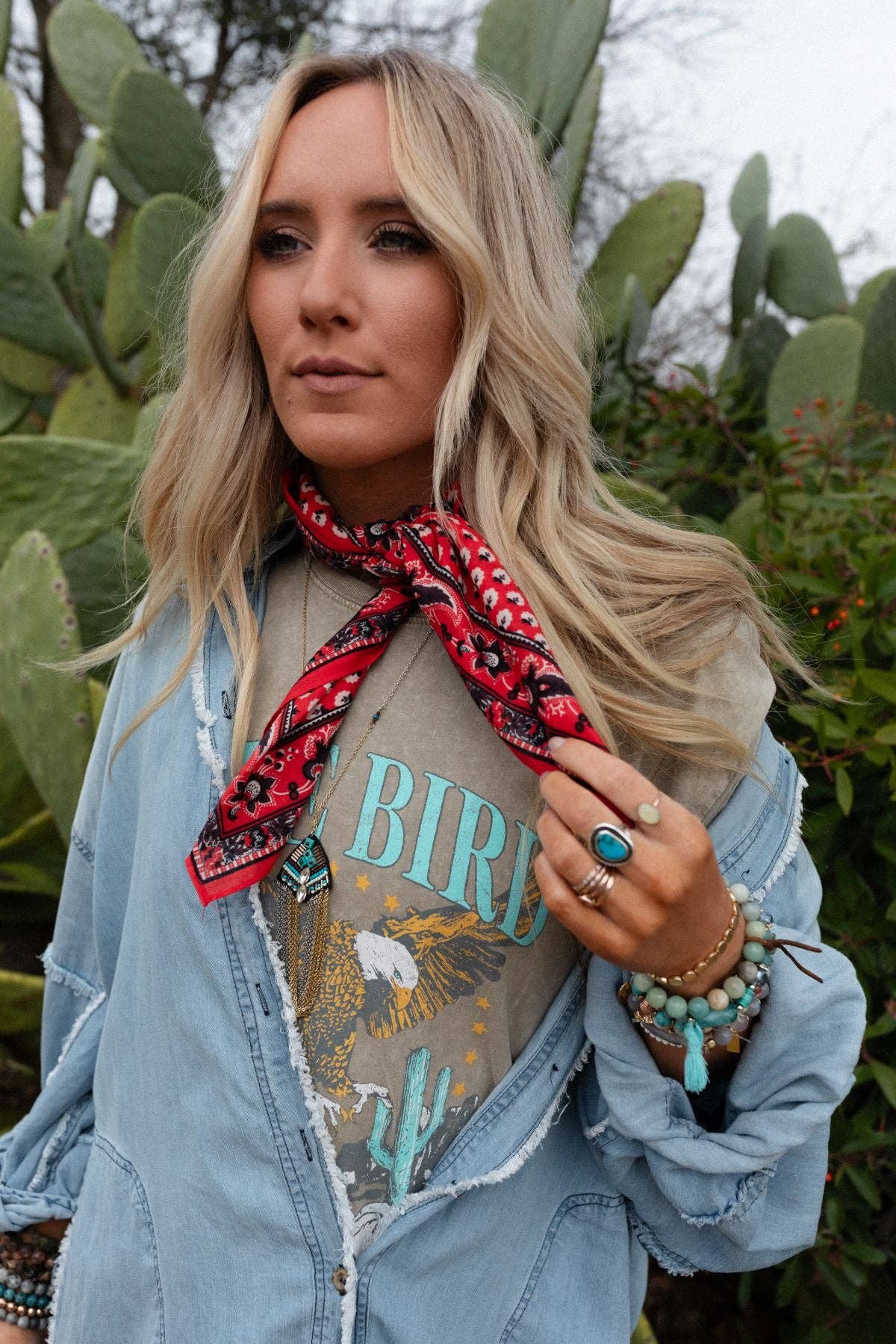 Sole Drift Scarf - Red