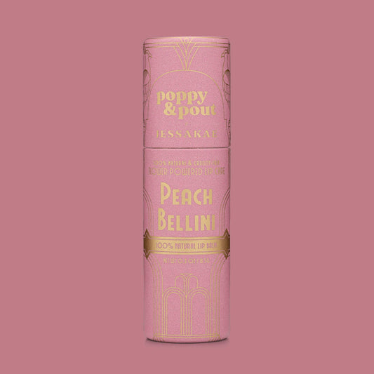Poppy & Pout- Peach Bellini