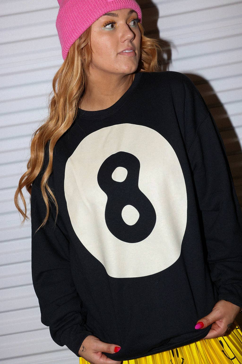 8 Ball Black Crew Neck (S-3XL)