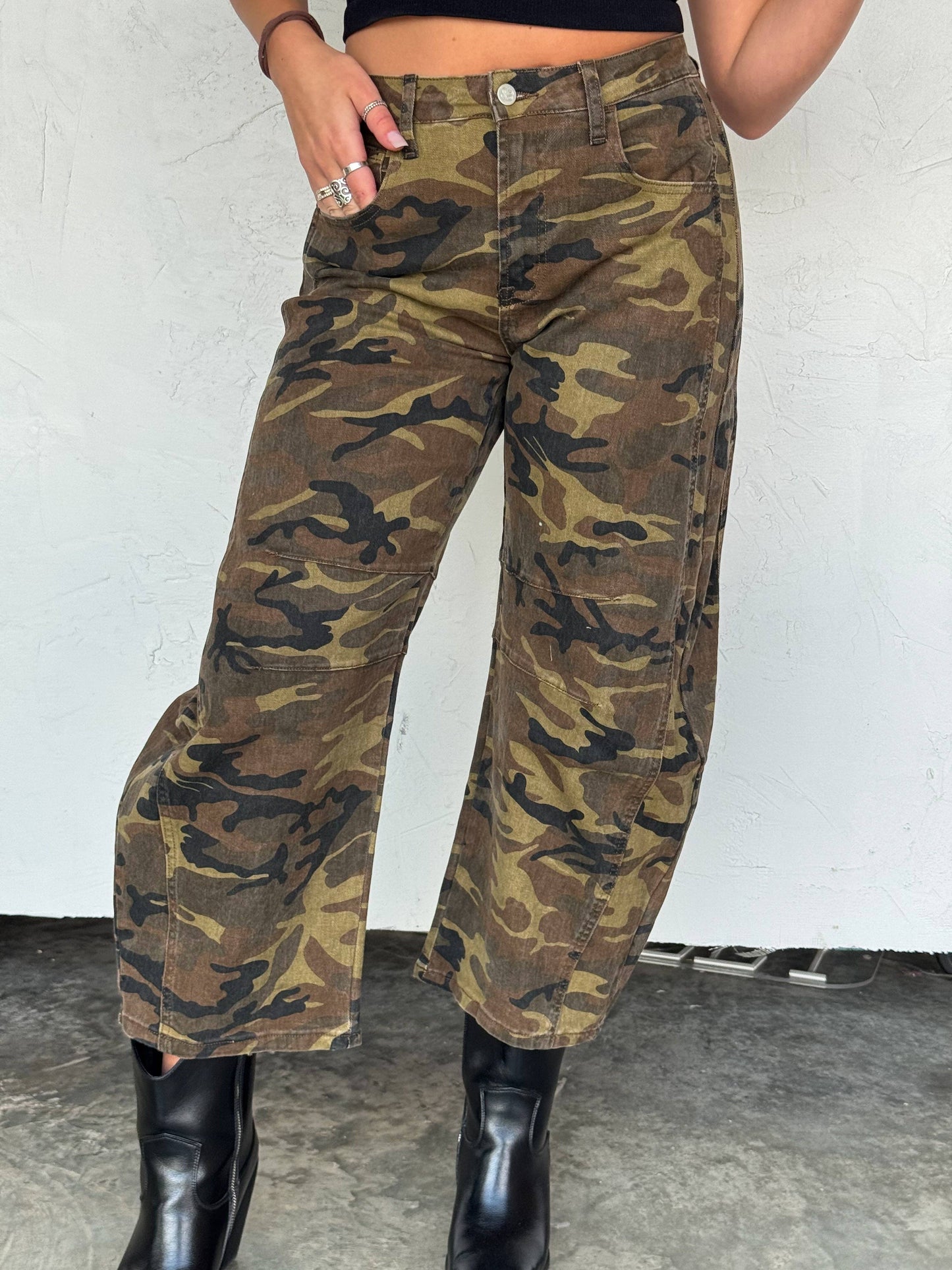 Bex Camo Barrel Jeans (1-15)
