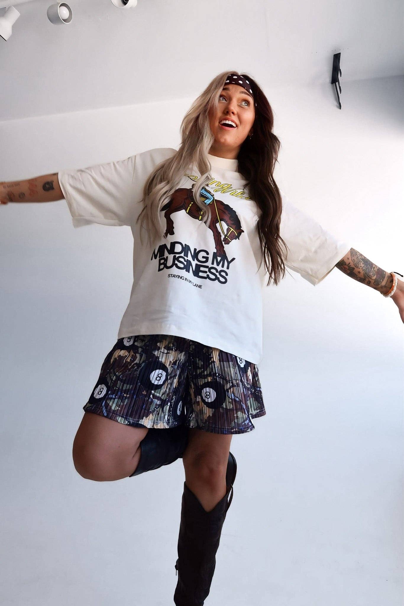 Lucky Shot Plissé Shorts (XS-3X)