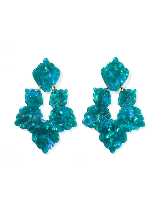 Mystic Lagoon- Michelle Statement Earrings