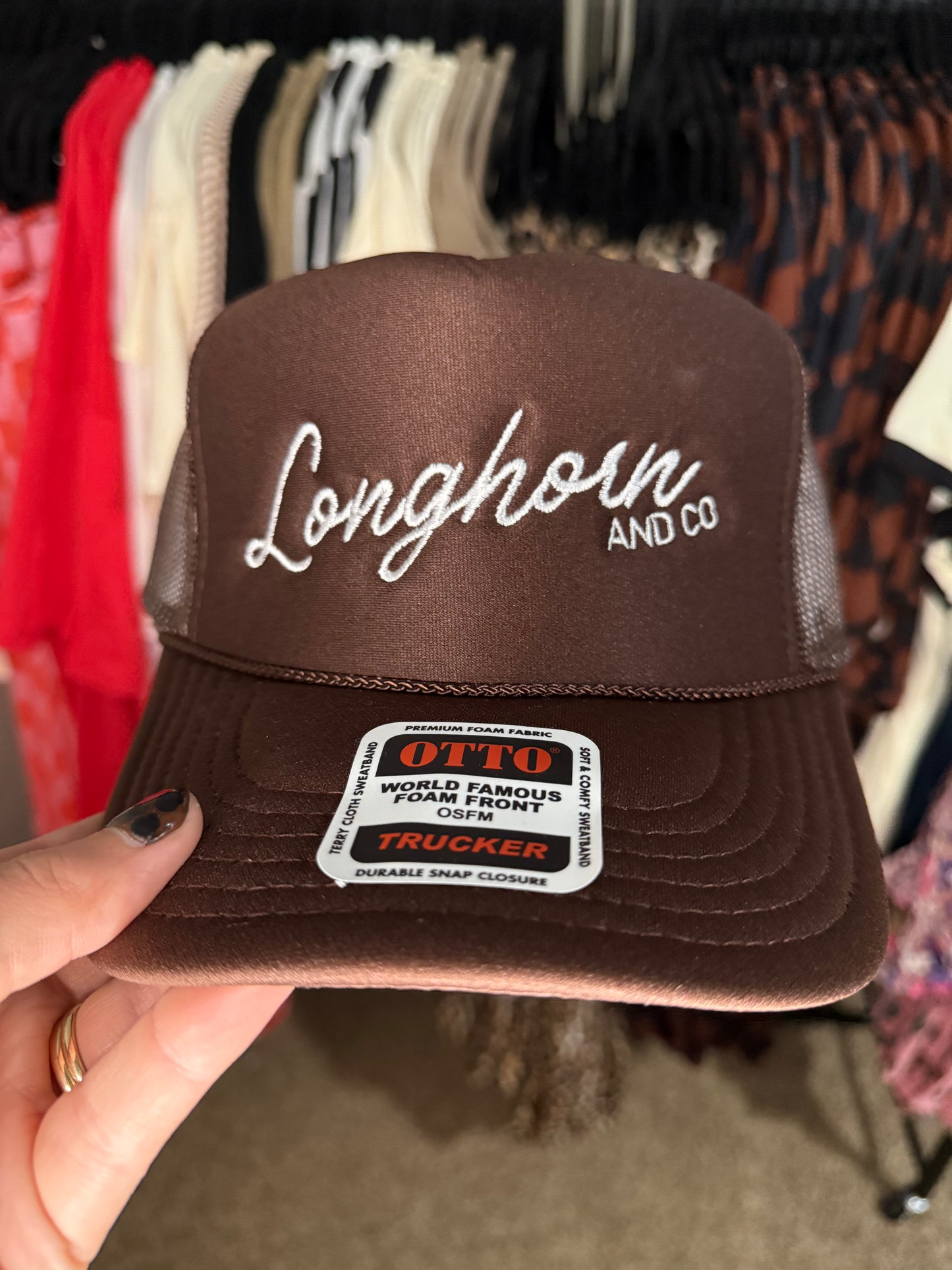 Longhorn and Co Brown Trucker Hat
