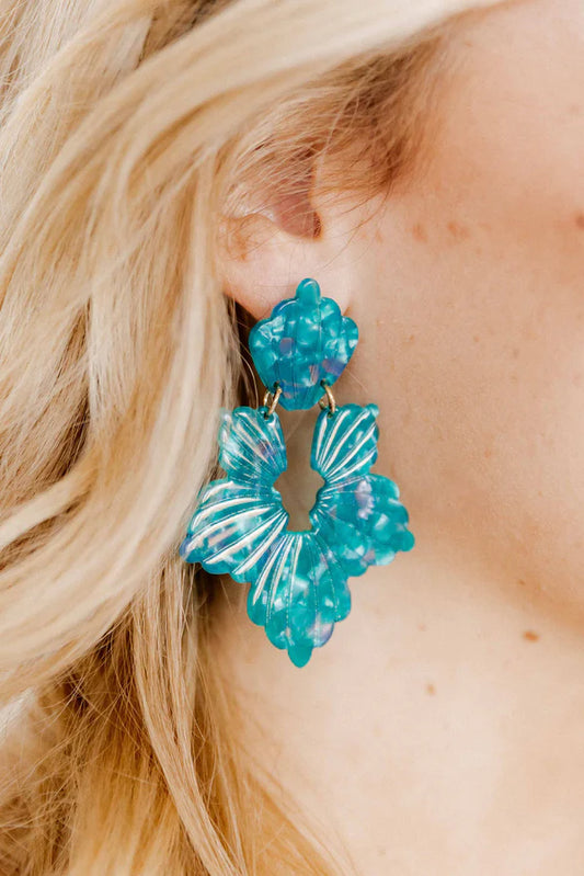Mystic Lagoon- Michelle Statement Earrings