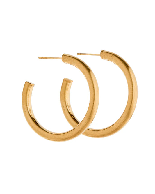 Avery Earrings - Gold Hoop
