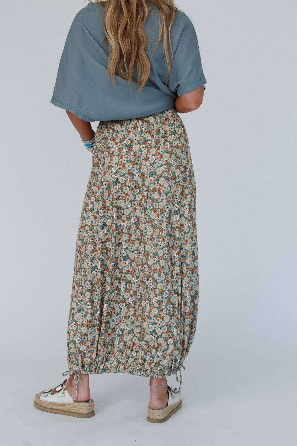 Solstice Song Cinched Skirt )S-XL)
