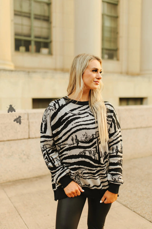 Wild West Zoo Sweater (S-3X)