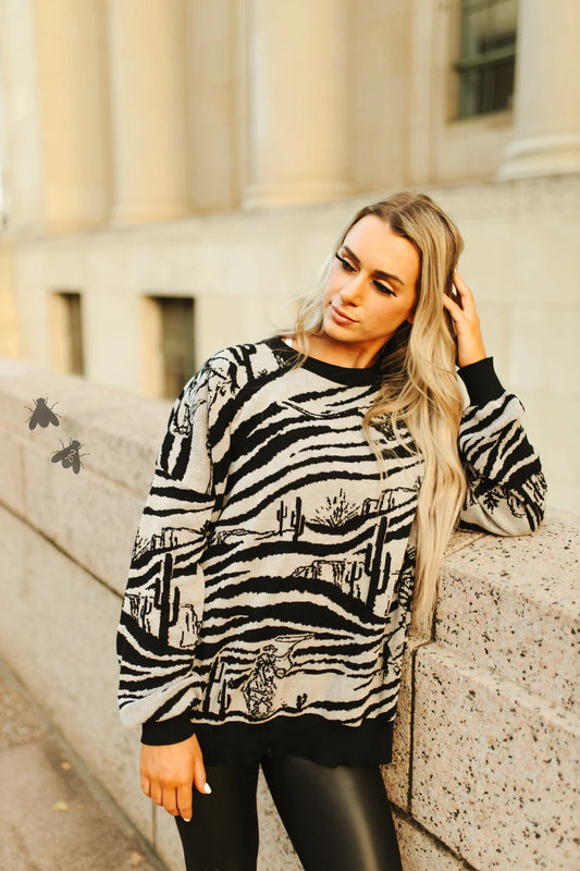 Wild West Zoo Sweater (S-3X)