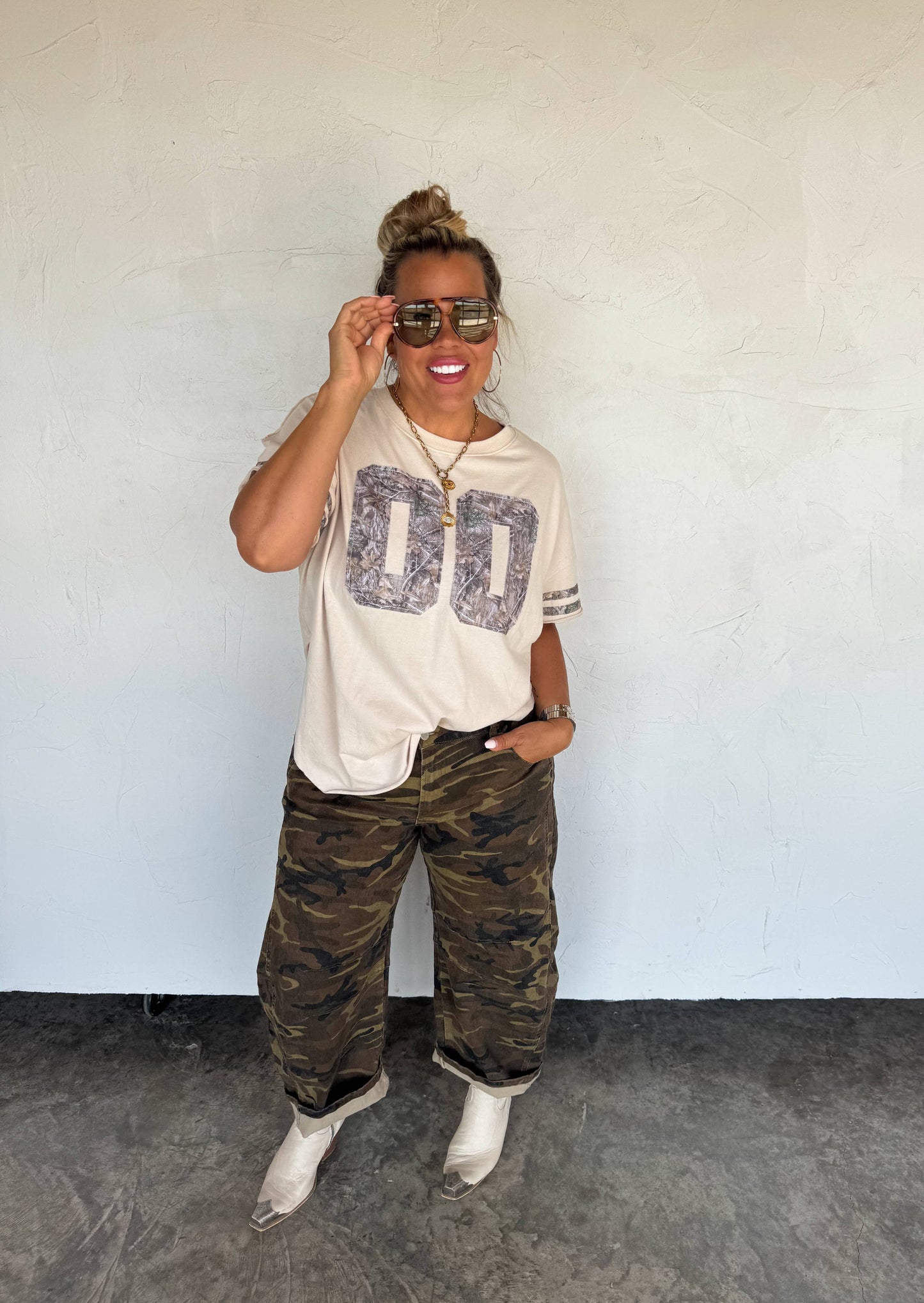 Bex Camo Barrel Jeans (1-15)