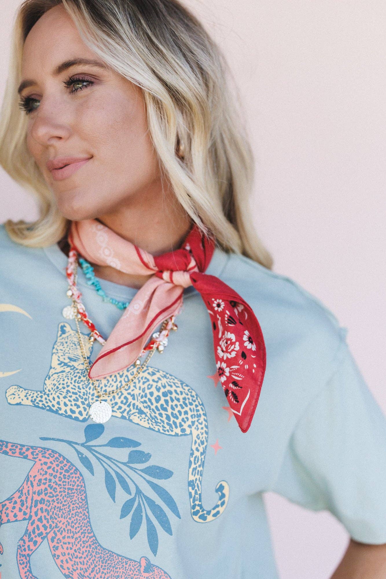 Trail Days Two Tone Floral Bandana
