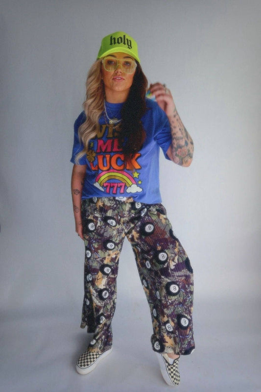 Lucky Shot Plisse Pants (S-3X)