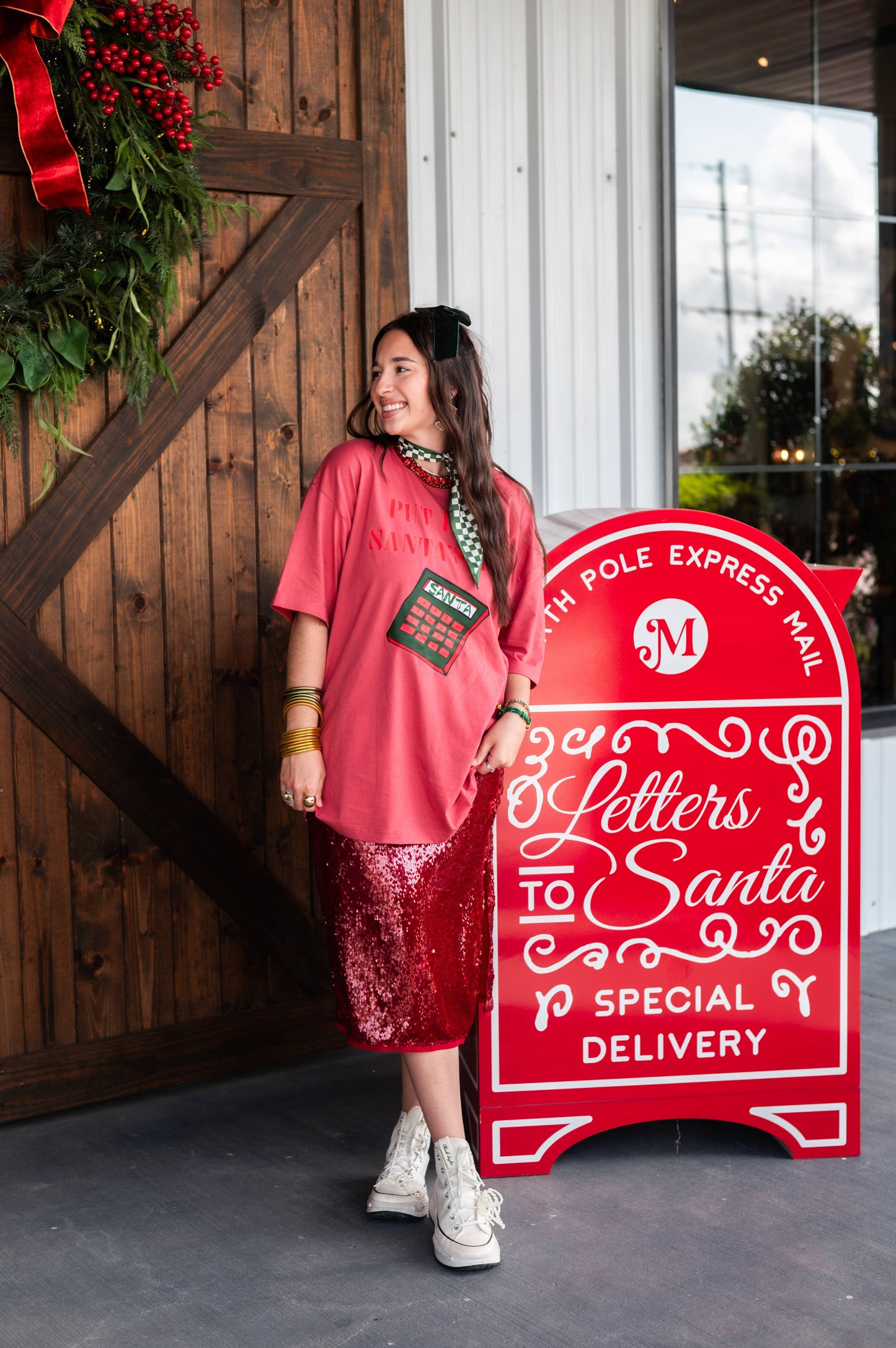 Put It On Santa's Tab Graphic Tee (S-3XL)