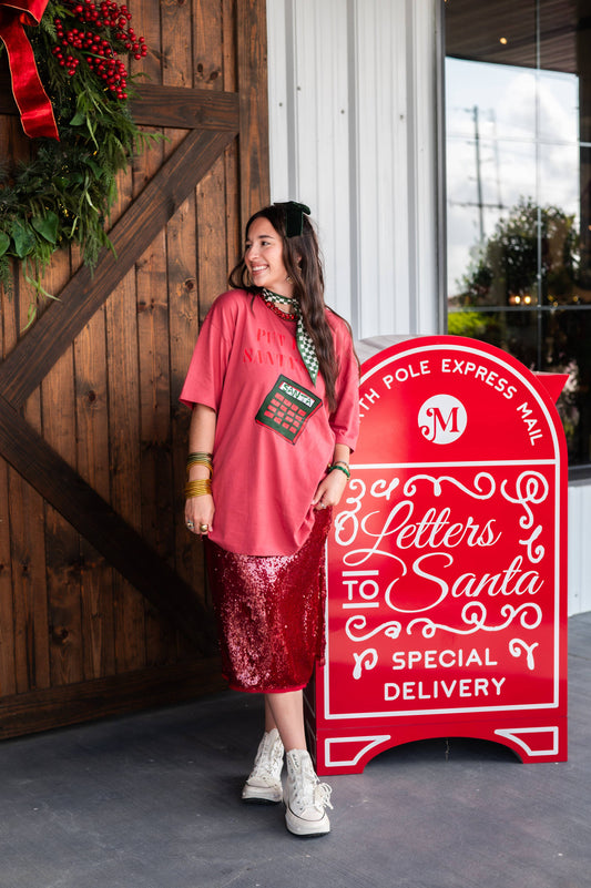 Put It On Santa's Tab Graphic Tee (S-3XL)