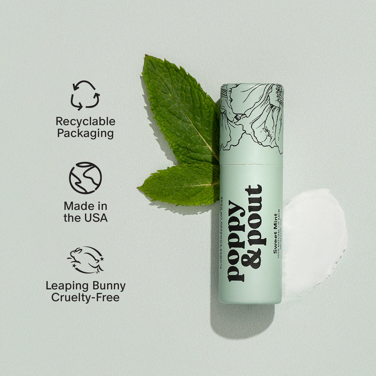Poppy & Pout- Sweet Mint