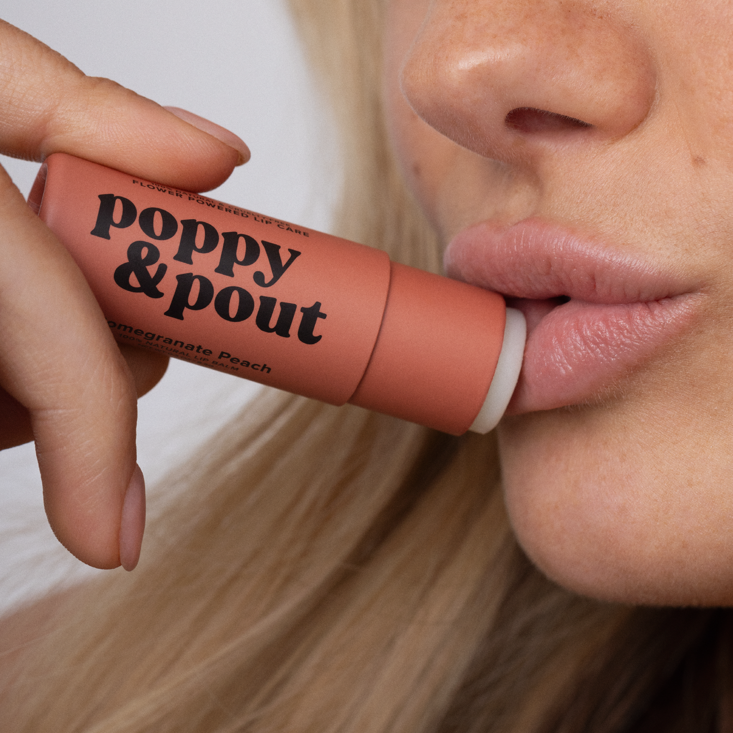 Poppy & Pout- Pomegranate Peach