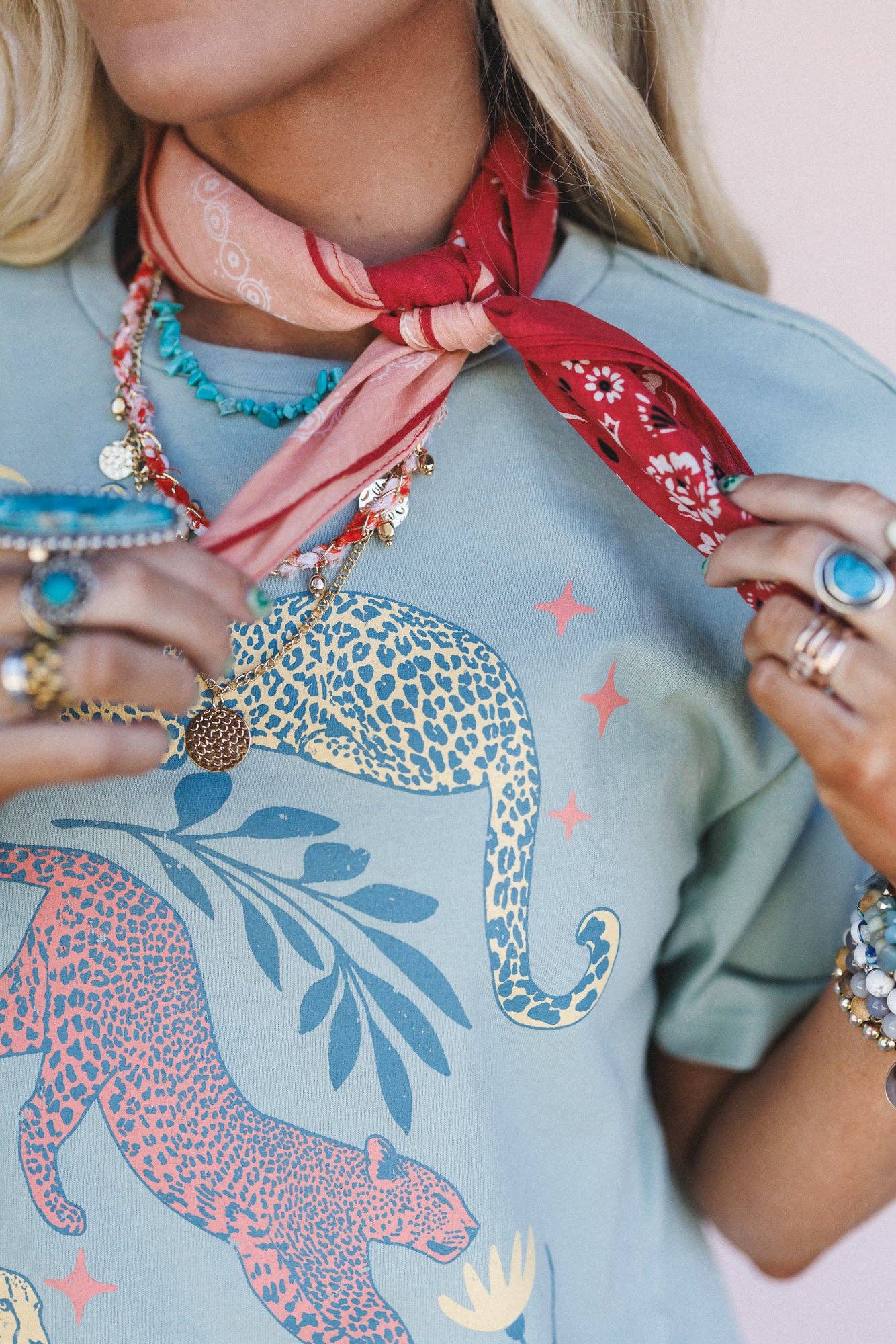 Trail Days Two Tone Floral Bandana