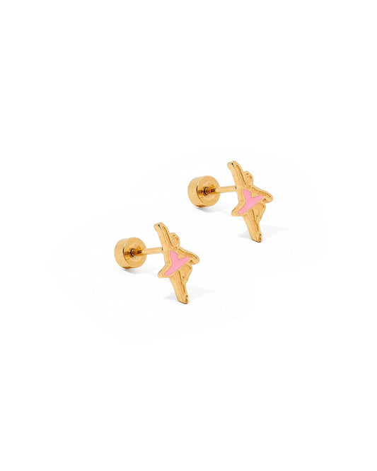 Ballerina- Screwback Stud Earrings