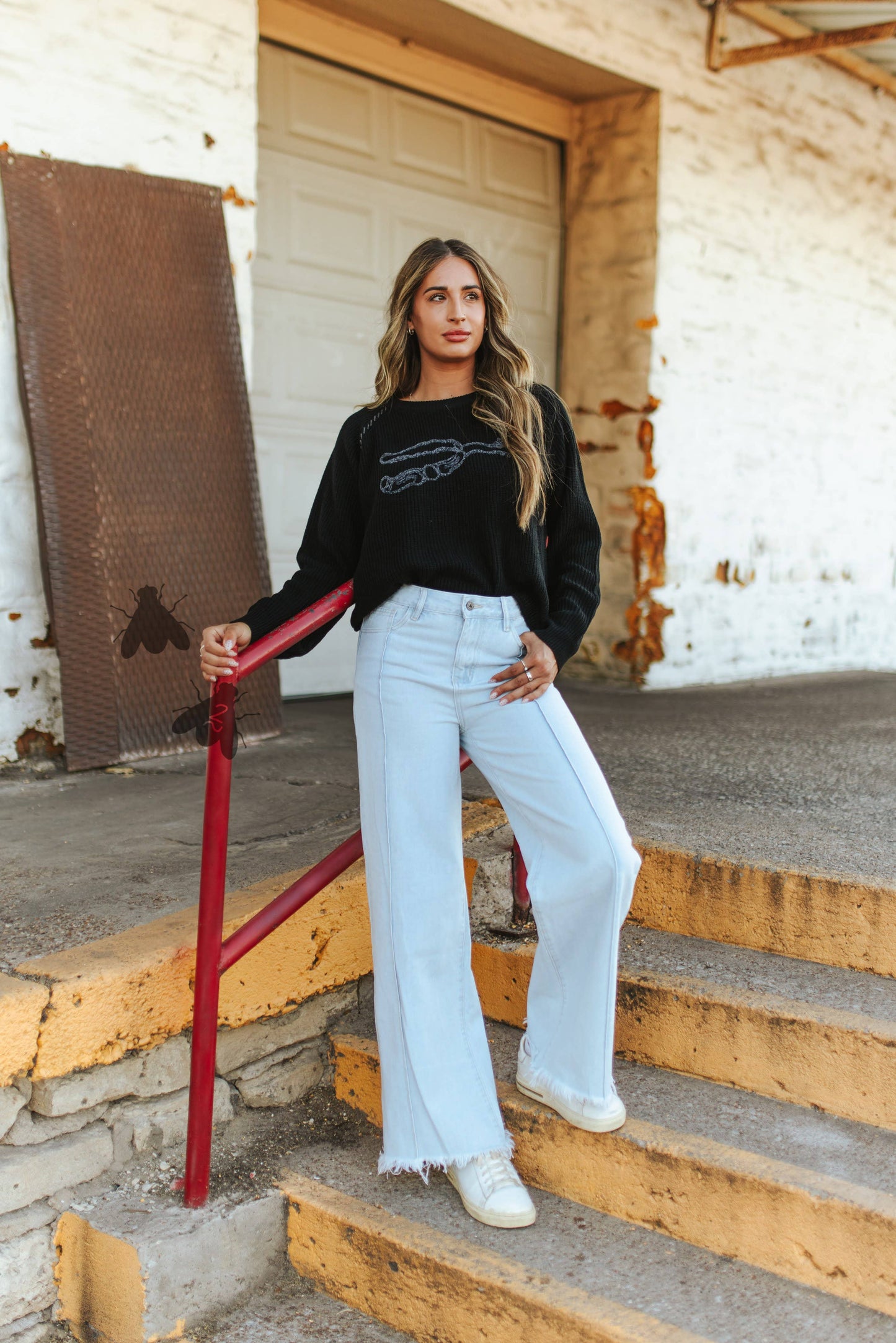 Knit 'Em Cowboy Midnight Knit Sweater (S-2X)